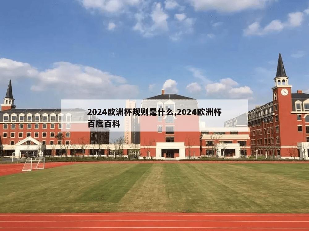 2024欧洲杯规则是什么,2024欧洲杯百度百科